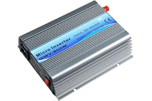 Y&H 600W Grid Tie Inverter Stackable MPPT Pure Sine Wave DC30-55V Input AC230V fit for 30V 36V Solar Panel/36V Battery