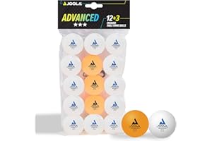 JOOLA Entrenamiento Avanzado de 3 Estrellas Bolas 40 mm de diámetro, Pelotas de Tenis de Mesa