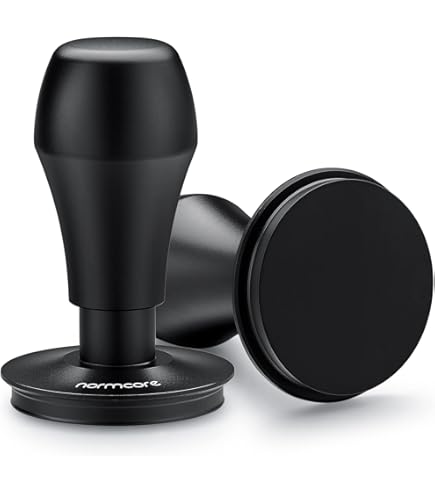 200 Filtres à Café En Papier Normcore 58mm - Compatible Porte-filtre Espresso - Boîte De Rangement En Métal Incluse