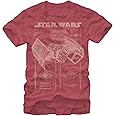 Star Wars Young Men's Tie Fighter T-Shirt, Red