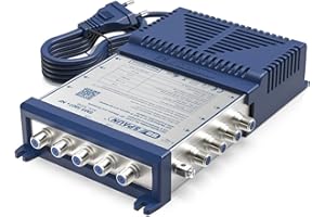 Spaun SMS 5807+ NF - Kompakt-Multischalter - für 8 Teilnehmer und 1 SAT- Qualität Made in Germany - Multiswitch, Matrix