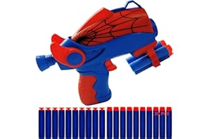 YAPARTIFA Spider Shooter Toys for Kids - Spider Toys Kids Boy Gift,Boys Gift Age 3 4 5 6 7 8 9 10 11 12,Shooters Toy for Boy Girls, Super Hero Toys Set 2 Kinds Soft Bullets 20Pcs (1Pcs)