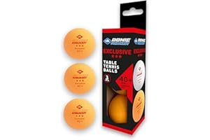 Donic-Schildkröt Pelotas de Tenis de Mesa 3Estrellas Avantgarde Calidad Poly 40+3Piezas en Caja Blanco 608334