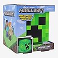 Minecraft Creeper Desk Light with Official Creeper Sounds, Handheld Night Light for Kids Room or Gamer Décor Officially Licensed Minecraft Gifts | Paladone