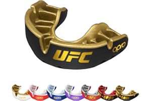 OPRO Protège-dents Niveau Or – Ajustement Premium – Boxe, MMA, Rugby, Hockey – Adultes et Enfants – Facile à Mouler Soi-Même – Garantie Dentaire Incluse