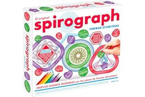 Party town Spirograph lustige Formen | Filzstifte für Kinder | Zeichenset | Bastelset für Mädchen von 8 Jahren | Basteln für Kinder | Kinder von 8 Jahren