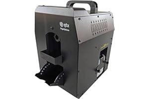 QTX | Bubble Fog Machine – 700W Smoke & Bubble Machine with Remote Control | Portable DJ Fogger for Kids Parties, Halloween, Events | Compact Indoor Outdoor Party Fog Machine