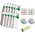 Italdos Kit Sacchetto Aspirapolvere Tela, Compatibile per Vorwerk Folletto VK140 VK150-12 Sacchi + 2 Filtro Motore + 12 Profu