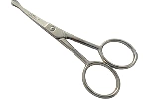 Tenartis 135 Ciseaux de Toilettage à Bouts Ronds pour Tête et Pattes - Fabriqués en Italie