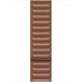 Microsonic Apple Watch Series 10 46mm Kordon Leather Link Band (Apple Watch Series 10 46mm ile Uyumlu Kordon, Akıllı Saat Kay