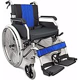 Lightweight Aluminium Folding self Propel Wheelchair with handbrakes and Quick Release Rear Wheels Free to Be Mobility Equipm