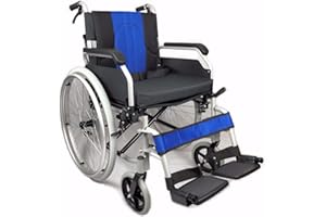 Lightweight Aluminium Folding self Propel Wheelchair with handbrakes and Quick Release Rear Wheels Free to Be Mobility Equipment