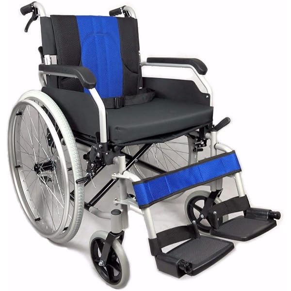 Days Whirl Selbstfahr-Rollstuhl – 41 Cm Sitz, Kompakt, Klappbar, Mit Luftlosen Reifen, Für Innenbereich