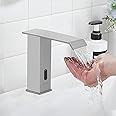 Plantex Solid Brass Automatic Touchless Faucet for Wash Basin/Sensor Tap for Kitchen Sink/Electronic Basin Tap/Basin Faucet-(Chrome)