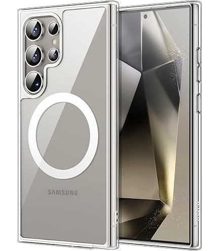 Samsung Clear Magnet Case voor de Samsung Galaxy S26 Ultra - Transparant