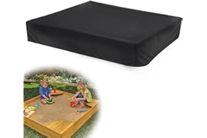 GothicBride Sandkasten Abdeckung Abdeckplane 200*200*20cm mit Kordelzug Wasserdicht 210D Oxford-Stoff Staubdichte Sandkastenabdeckung Plane