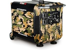 Böhmer-AG W5500i Petrol Inverter Generator 3000w Pure Sine Wave Instant Power 4-Stroke Engine Silent Noise Quiet Portable 240V DC with UK Plug Sockets