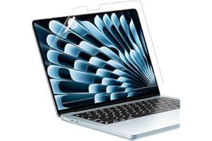 MasiBloom 15" Screen Protector for MacBook Air 15.3 Inches 2025 M4 Chip Model A3241 Anti-Fingerprint & Scratch-Resistant 5H Hardness Laptop Protector for MacBook Air Accessories 2 Pack (Matte)