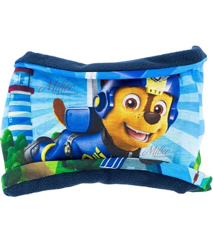 Bandeau De Cou Sonic Enfant - Tour De Cou Polaire Bleu 25x22cm 100% Polyester Chaud Et Doux