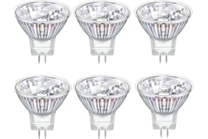MR11 GU4 20 W 12 V Halogenreflektorglödlampa, Dimbara Spotlight-Glödlampor 2 Stift Varmvit 2700 K, Fairy Spotlight För Mini 35 Mm Infälld Badrumstaklampor, Landskapsbelysning