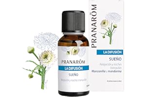 PRANAROM Pranarôm - Sinergia per Diffusione - Sonno Miscela di Oli Essenziali - Profumazioni Rilassanti - Camomilla e Mandarino Bio - 30 ml