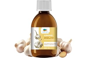 ENERGY BAITS | Aroma Aglio per Pesca Sportiva | Attrattivo Liquido da Applicare su Pasture, Esche Artificiali e Boiles (utilizzo a Freddo - No Cottura) - Adatto per la Pesca di Lago e di Mare
