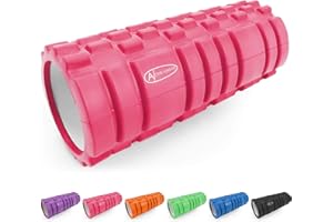 ActiveForever Foam Roller Rullo di Schiuma EVA,Trigger Point Rullo Massaggiante,Rullo in Schiuma per il Massaggio Profondo Dei Tessuti,Sei Colori per La Selezione