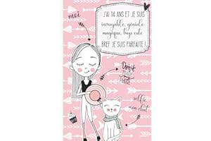 J'ai 14 ans et je suis incroyable, géniale, magique, trop cute bref je suis parfaite !: Journal intime pour fille 14 ans | Journal de souvenir et de gratitude | Cadeau fille 14 ans