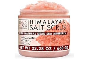 Dead Sea Collection Gommage Сorps au Sel de L'Himalaya - 660 g. - Effet Exfoliant - Contient des Huiles Essentielles Biologiques et des Minéraux Naturels de la Mer Morte