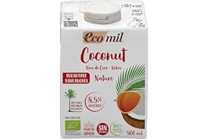 Boisson à la noix de coco sans sucre BIO 500 ml Ecomil