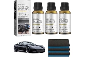 Mailfull Cristal Coating 3pcs Plastic Parts Crystal Coating Reparador Plasticos Coche Restaurador de Plasticos Interior Coche