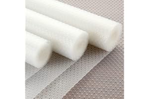 SENENQU Tappetino antiscivolo per cassetti, trasparente, per mobili da cucina, set da 3 pezzi, 40 x 200 cm, protezione per cassetti Eva contro graffi e umidità, ritagliabile