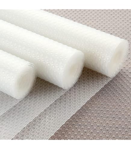 Linda's Essentials Tapis Fond De Tiroir Antidérapant 60x500 Cm – Protection Cuisine & Frigo EVA