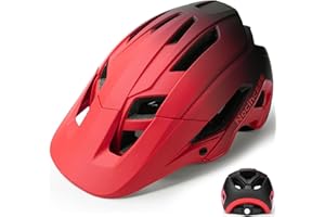 NOCIHCASS Casco da bicicletta per adulti donne uomini, casco da ciclismo MTB Mountain Bike con visiera solare per donne uomini 56-61 cm (22-24 pollici)