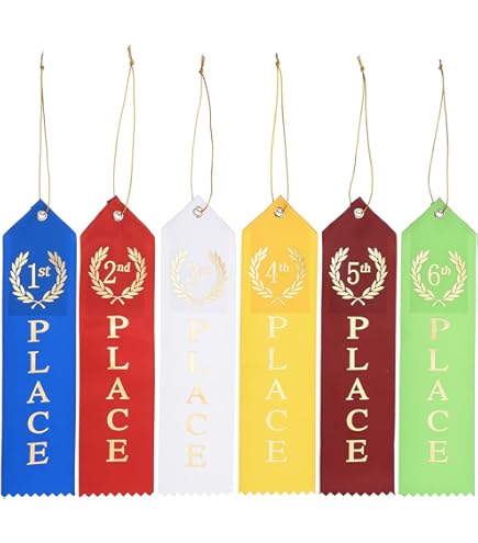 Aazon.co : PATIKIL Award Neck Ribbons With Snap Clips, 24 Pcs