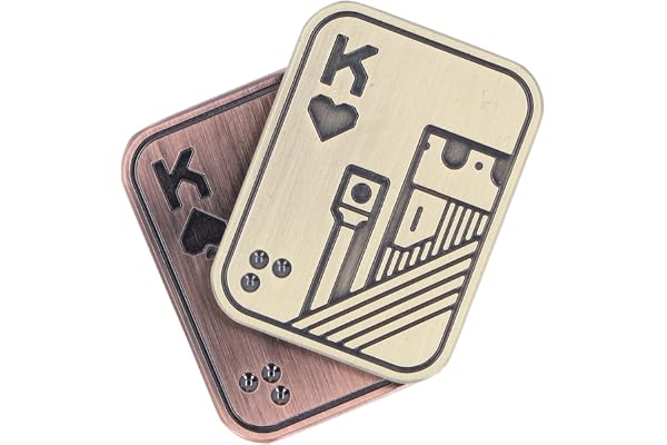 Fidget Slider Toy, Metal Poker Fidget Slider EDC Adult Fidget Toys, ADHD Autism Sensoriska Leksaker, ångeststressleksaker, Sk