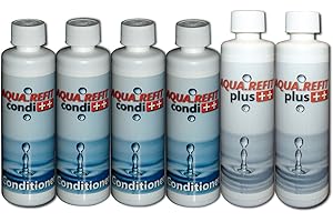4x AQUA.REFIT condi 250 ml + 2x AQUA.REFIT plus 250 ml - Flüssigkonzentrat zur regelmäßigen und Intensiv-Behandlung von Wasserbetten - Conditioner
