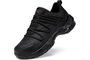 LARNMERN Chaussures de Sécurité Hommes Légère Basket de Securite Femmes Embout Protection Acier Chaussure Travail Chantiers Coussin d'air Antidérapant