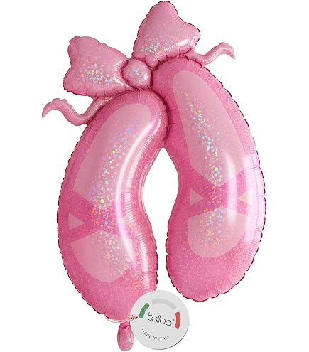 40In Ballet Slippers Foil Balloon : Amazon.co.uk: Toys & Games