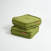XPERMATE Yer Minderi 45x45x14 cm Oturma Minderi Bah&ccedil;e Minderi Balkon Takımı Minderi (Yeşil)