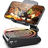 Rolgno Cassa Bluetooth Potente, Speaker Bluetooth 5.1 Portatile, Supporto Telefono con Altoparlante Bluetooth Wireless, Antis