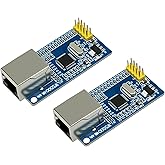 W5500 Ethernet Netzwerk Internet Modul Binghe 2 Stück W5500 LAN Ethernet Netzwerkmodul 3,3V / 5V Unterstützung TCP / IP51 / S