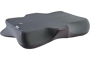 SILKENA Ergonomiczna Poduszka Pod Karkiem,Poduszka Szyjna do Snu,Poduszka z Pianki z Pamięcią,Odpowiedni dla osób śpiących na plecy,na boku i na brzuchu,Zdejmowana Poszewka 64×41×10/11cm