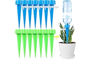 Atuoxing 24-częściowy zestaw do automatycznego nawadniania, system nawadniania roślin doniczkowych, nawadniacz do roślin pokojowych, regulowany system nawadniania roślin