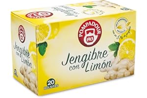 Pompadour Infusion Jengibre con Limón, 20 Bolsitas