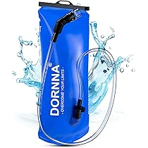 Sac D'hydratation Novara Pour Enfant - Modèle Skeeter 1L, Bleu/gris, Avec Poche à Eau (sans Valve)
