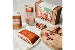 The Real Cure - Home Bacon Curing Kit - Make Your own Artisan Dry Cured Bacon