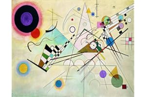 Legendarte - Tableau, Impression Sur Toile - Composition Viii Wassily Kandinsky cm. 50x70