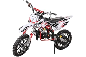 ‎ACTIONBIKES MOTORS Actionbikes Motors Kinder Crossbike Gazelle | 2-Takt 49 ccm Motor bis 𝟑𝟓 km/h - Motorrad - Pocket Bike - Dirt Bike - Motocross - Pocketbike - Motorsport - Dirtbike - Enduro ab 6 Jahren (Rot)