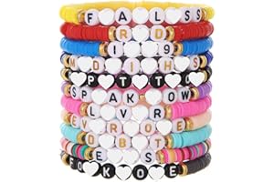 YOEE 10/11/14/16PCS TS Friendship Bracelet Set, 1989 TS Album Inspired Friendship Bracelets Gifts for Music Lover Jewellery Presents
